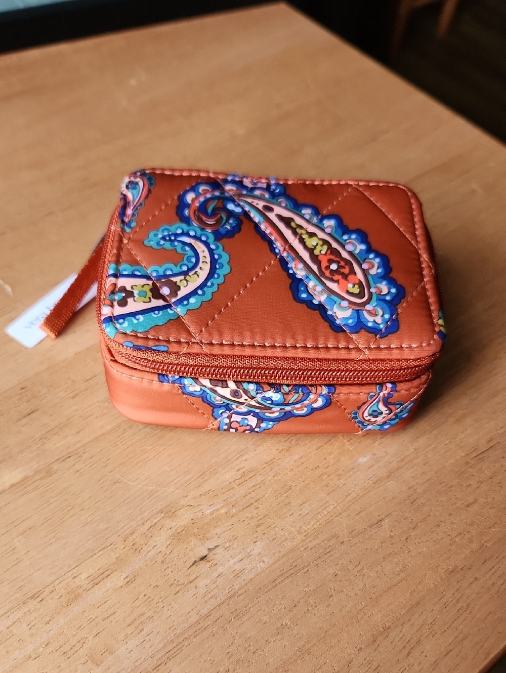 Vera Bradley Ultralight Essential Travel Pill Case Manor Paisley